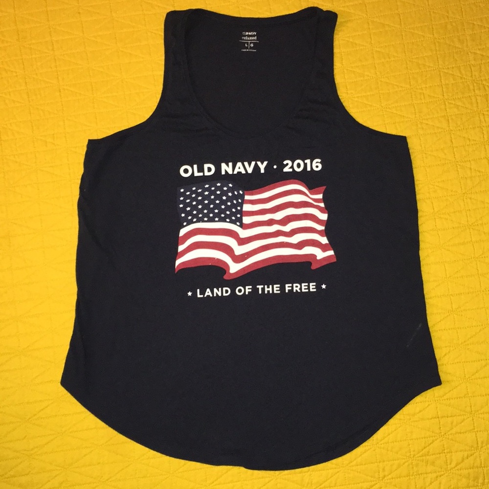 Old Navy Land of the Free tank top